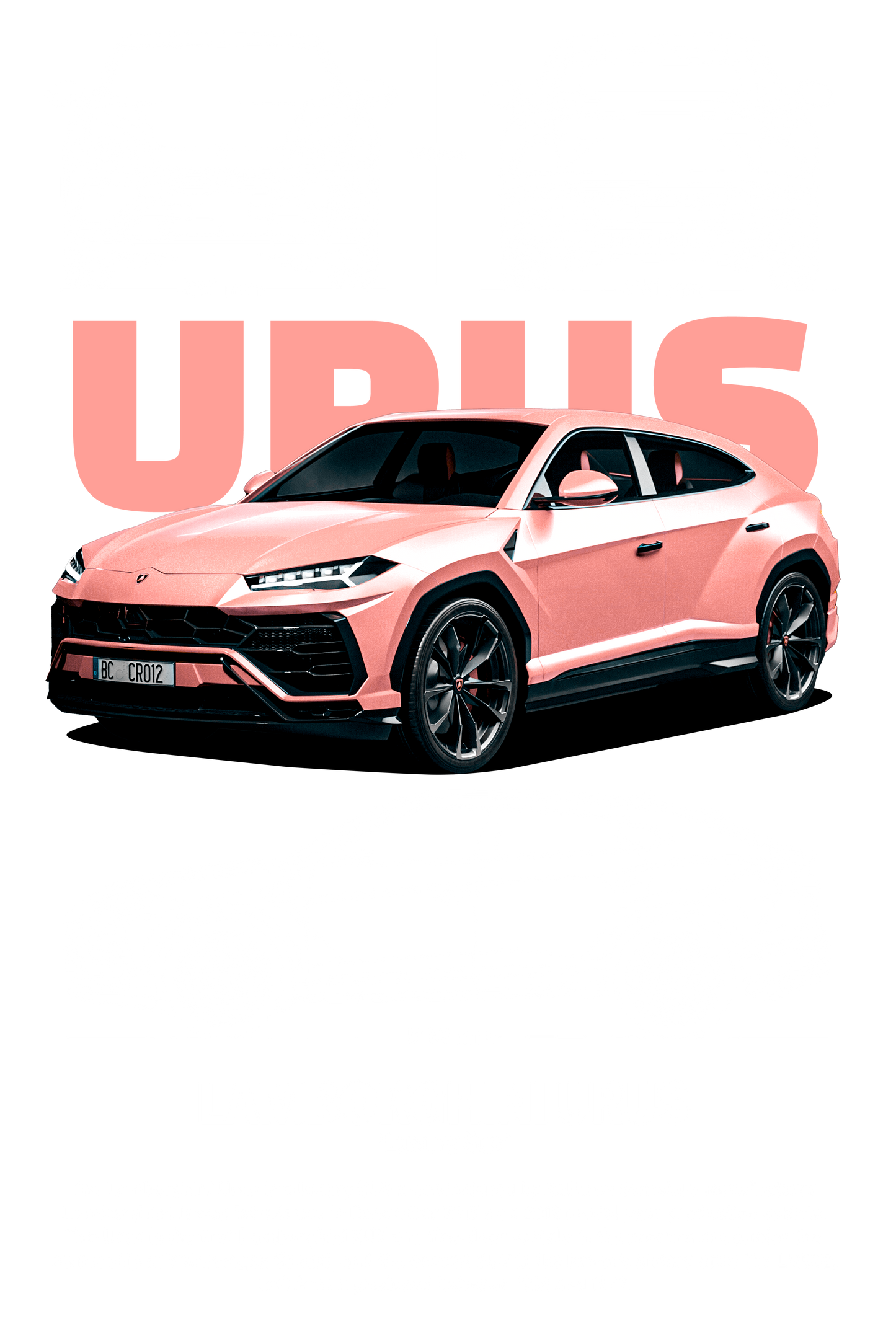 Lamborghini Urus DTF Transfer