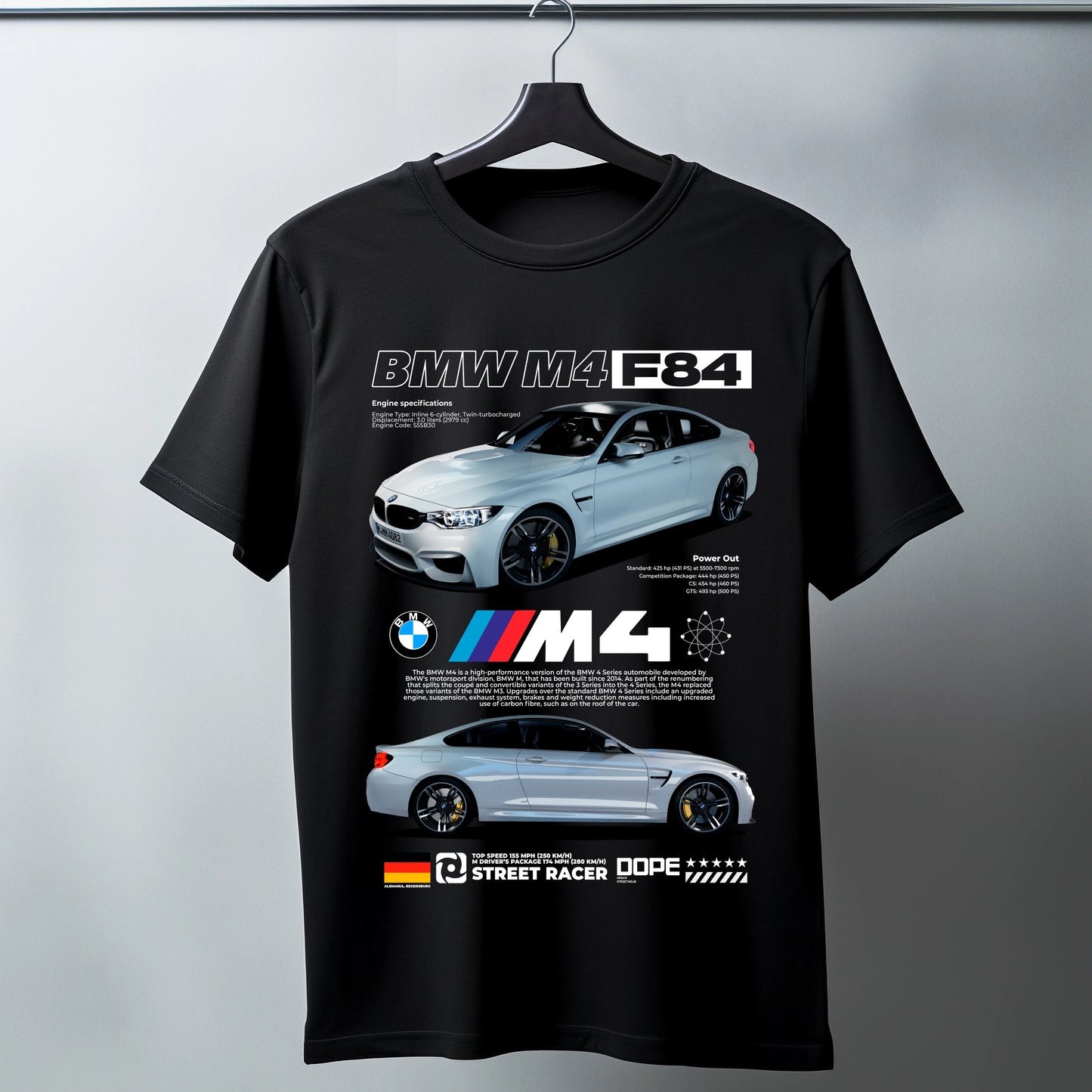 BMW M4 F84 Tee Shirt