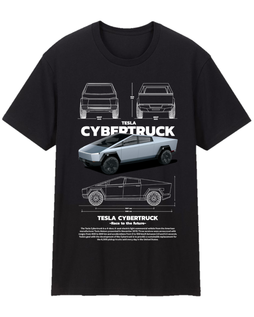 Tesla Cybertruck Tee Shirt