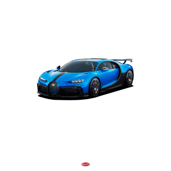 Bugatti Chiron Pure Sport DTF Transfer