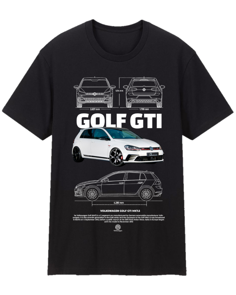 Volkswagen Golf GTI MK7.5 Tee Shirt