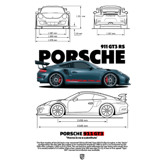 Porsche 911 GTR RS DTF Transfer