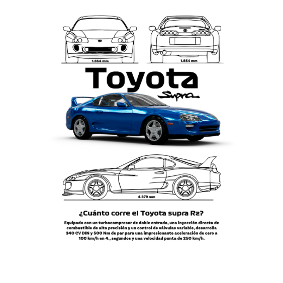 Toyota Supra MK4 DTF Transfer