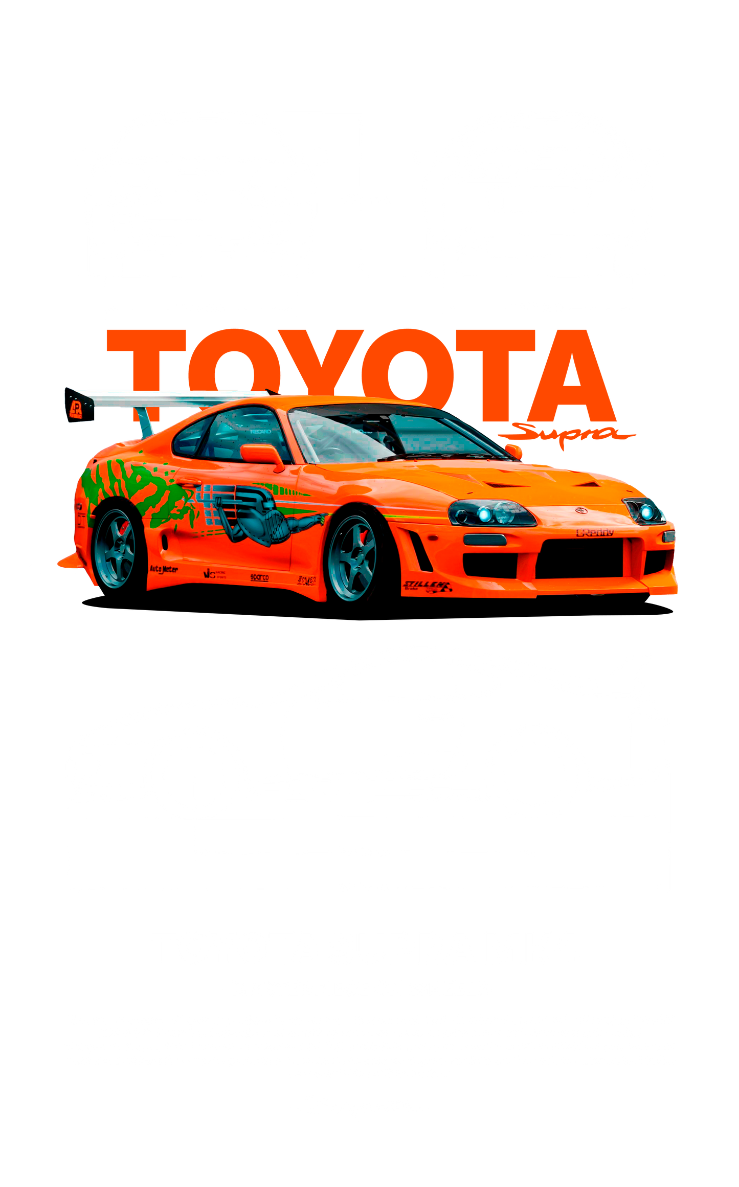 Toyota Supra MK4 DTF Transfer