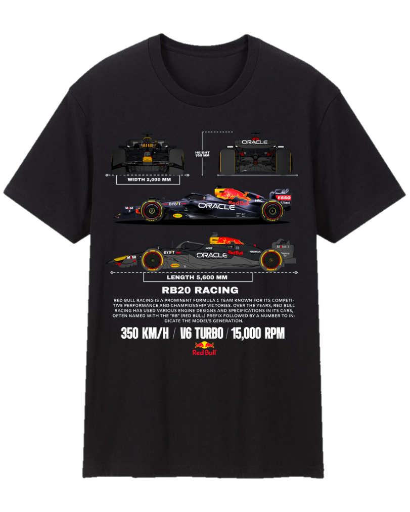 Formula 1 RB20 Racing Tee Shirt