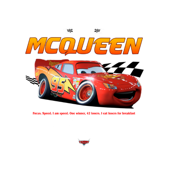 Lightning McQueen DTF Transfer