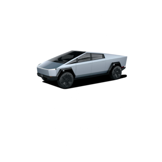 Tesla Cybertruck DTF Transfer