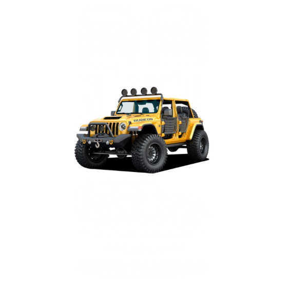Jeep Wrangler Rubicon DTF Transfer