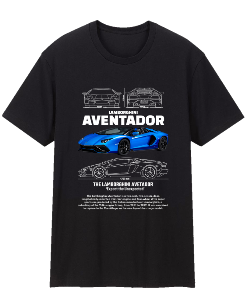 Lamborghini Aventador Tee Shirt