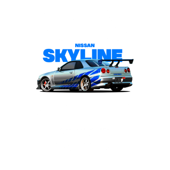 Nissan GTR Skyline DTF Transfer