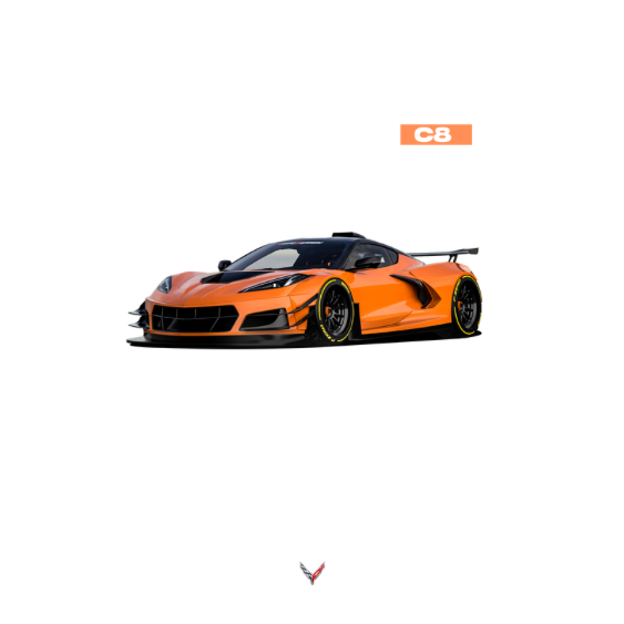 Corvette C8 DTF Transfer