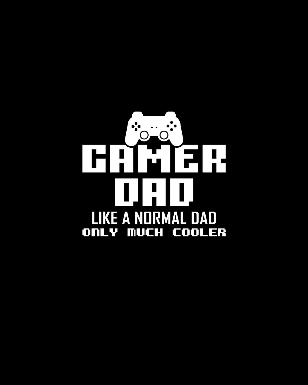 Gamer Dad DTF Transfer