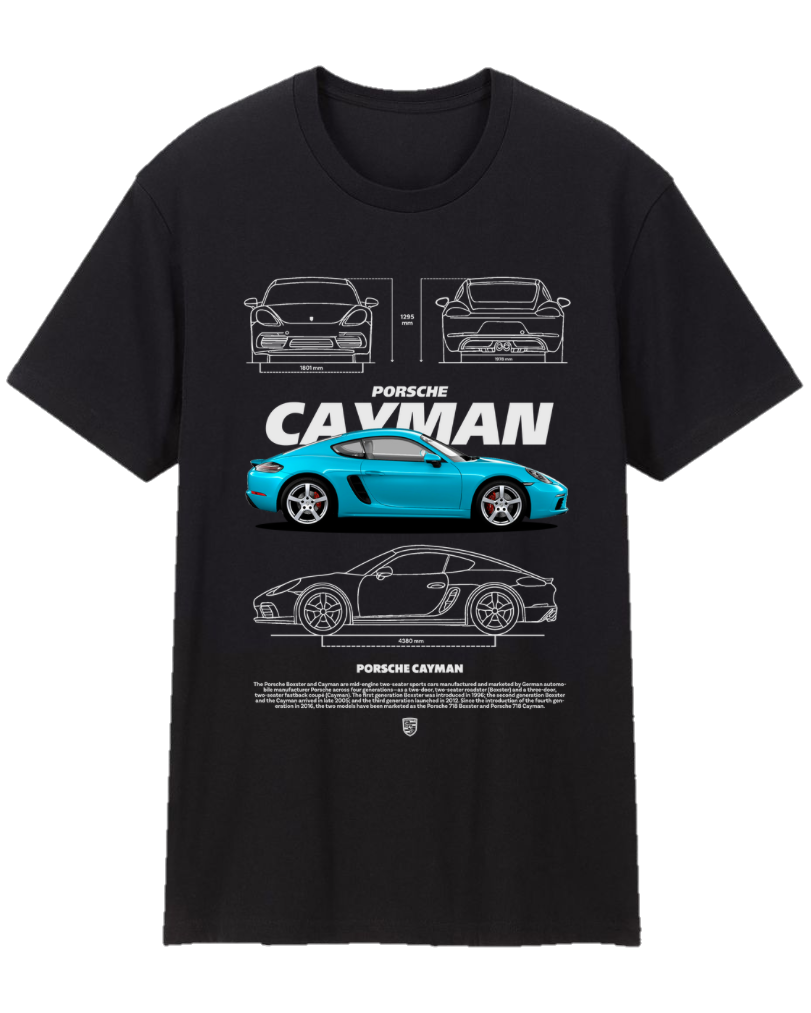 Porsche Cayman Tee Shirt