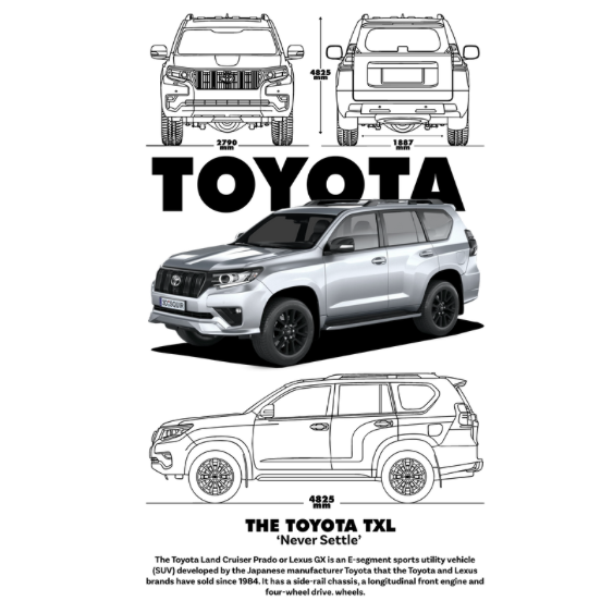 Toyota TXL DTF Transfer