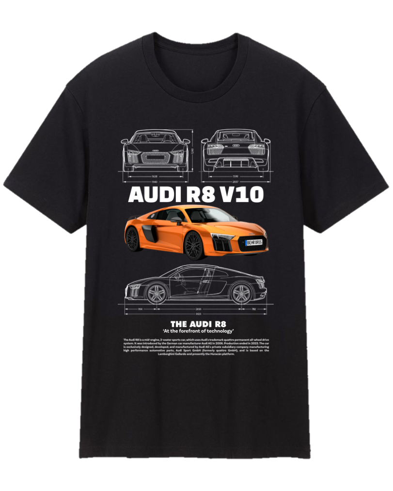 Audi R8 V10 Tee Shirt