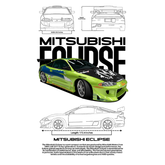 Mitsubishi Eclipse DTF Transfer
