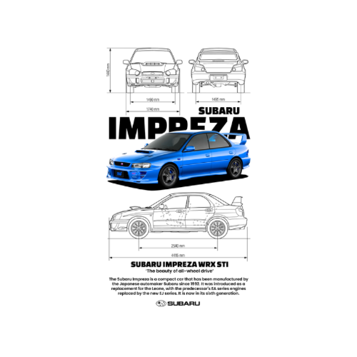 Subaru Impreza DTF Transfer