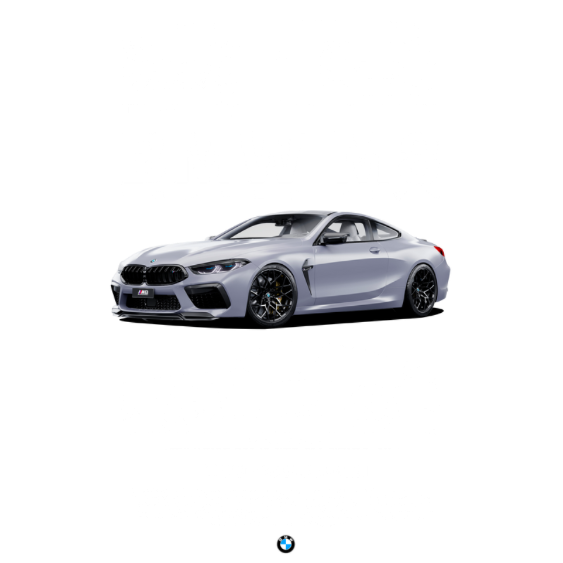 BMW M8 Competition DTF Transfer