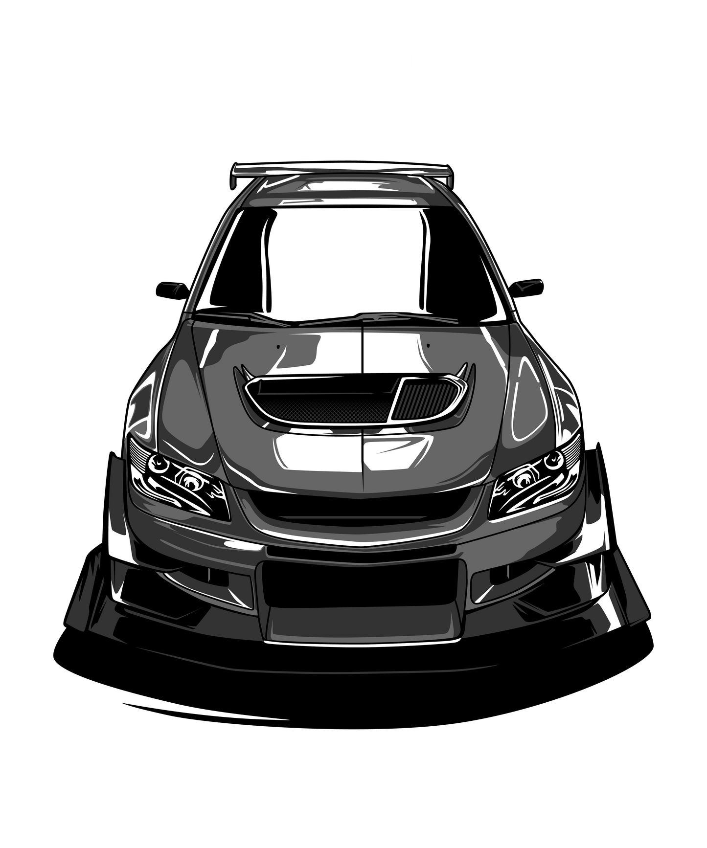 Mitsubishi Evo DTF Transfer