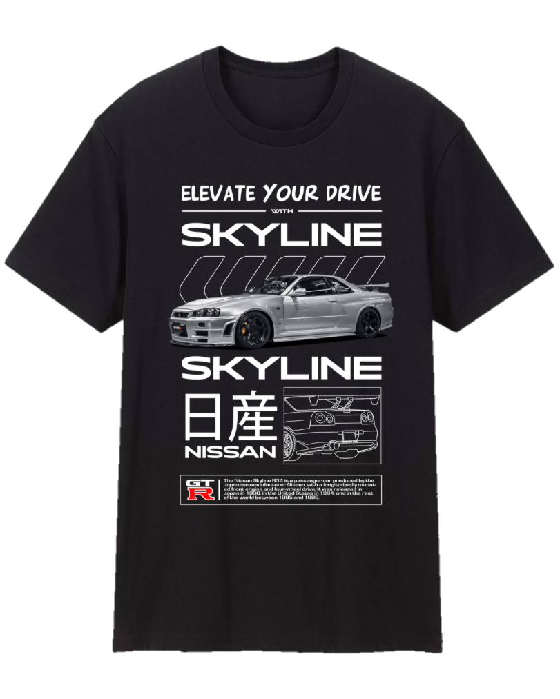 Nissan Skyline GTR Tee Shirt