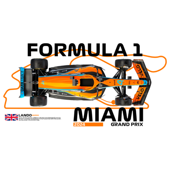 Formula 1 Miami Grand Prix DTF Transfer