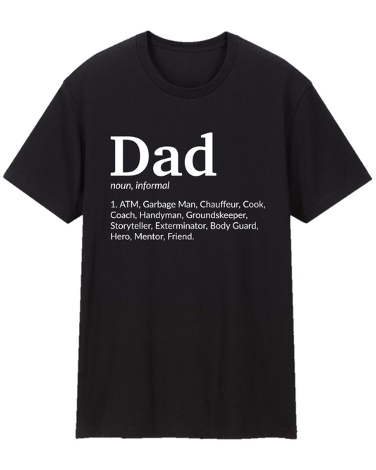 Dad Definition Father Appreciation Tee Shirt