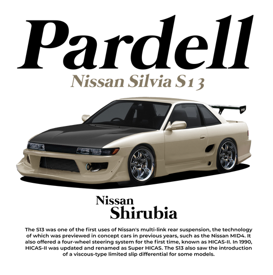 Nissan Silvia S13 Pardell DTF Transfer