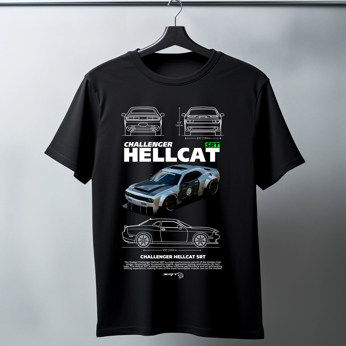 Dodge Challenger SRT Hellcat Tee Shirt