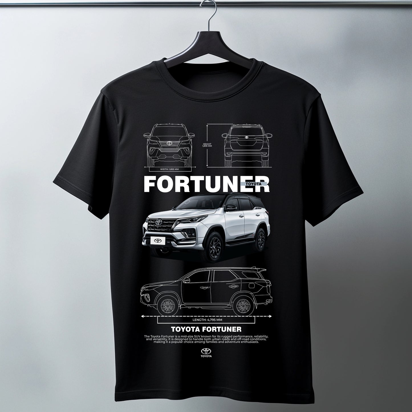 Toyota Fortuner Tee Shirt