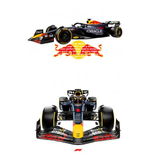 Red Bull RB20 Formula 1 DTF Transfer
