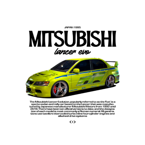 Mitsubishi Lancer Evo DTF Transfer