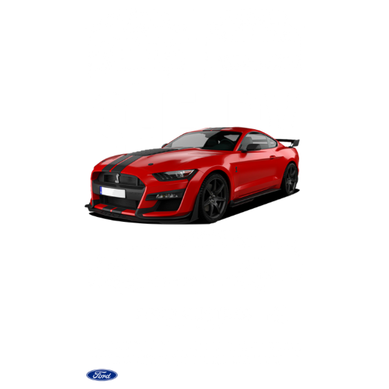 Ford Mustang GT500 DTF Transfer
