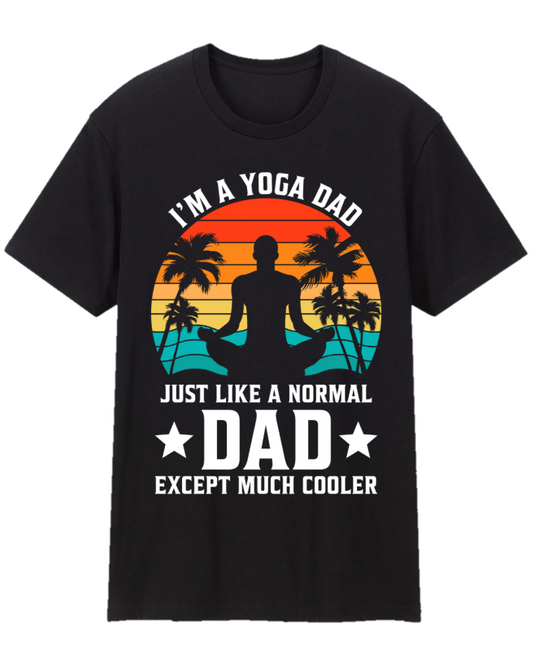 Yoga Dad Father Appreciation Tee Shirt