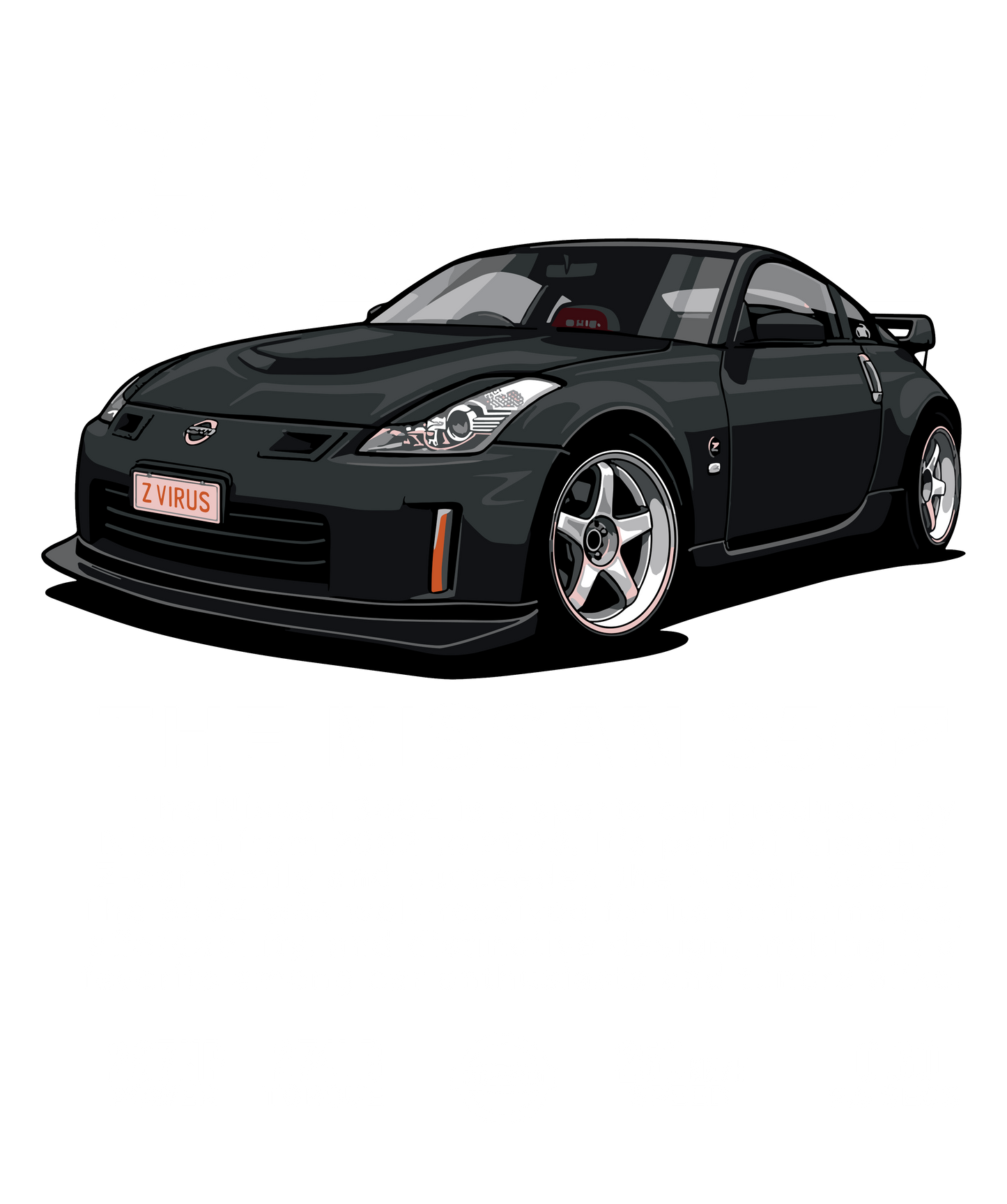Nissan 350z DTF Transfer