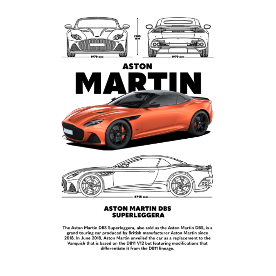 Aston Martin DTF Transfer