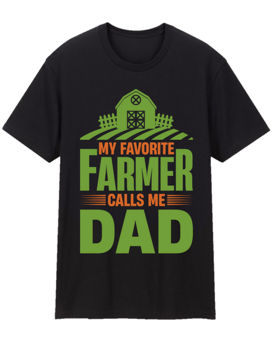 Farmer Dad Father Appreciation Tee Shirt