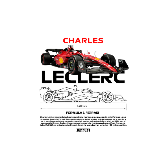 Formula 1 Ferrari DTF Transfer
