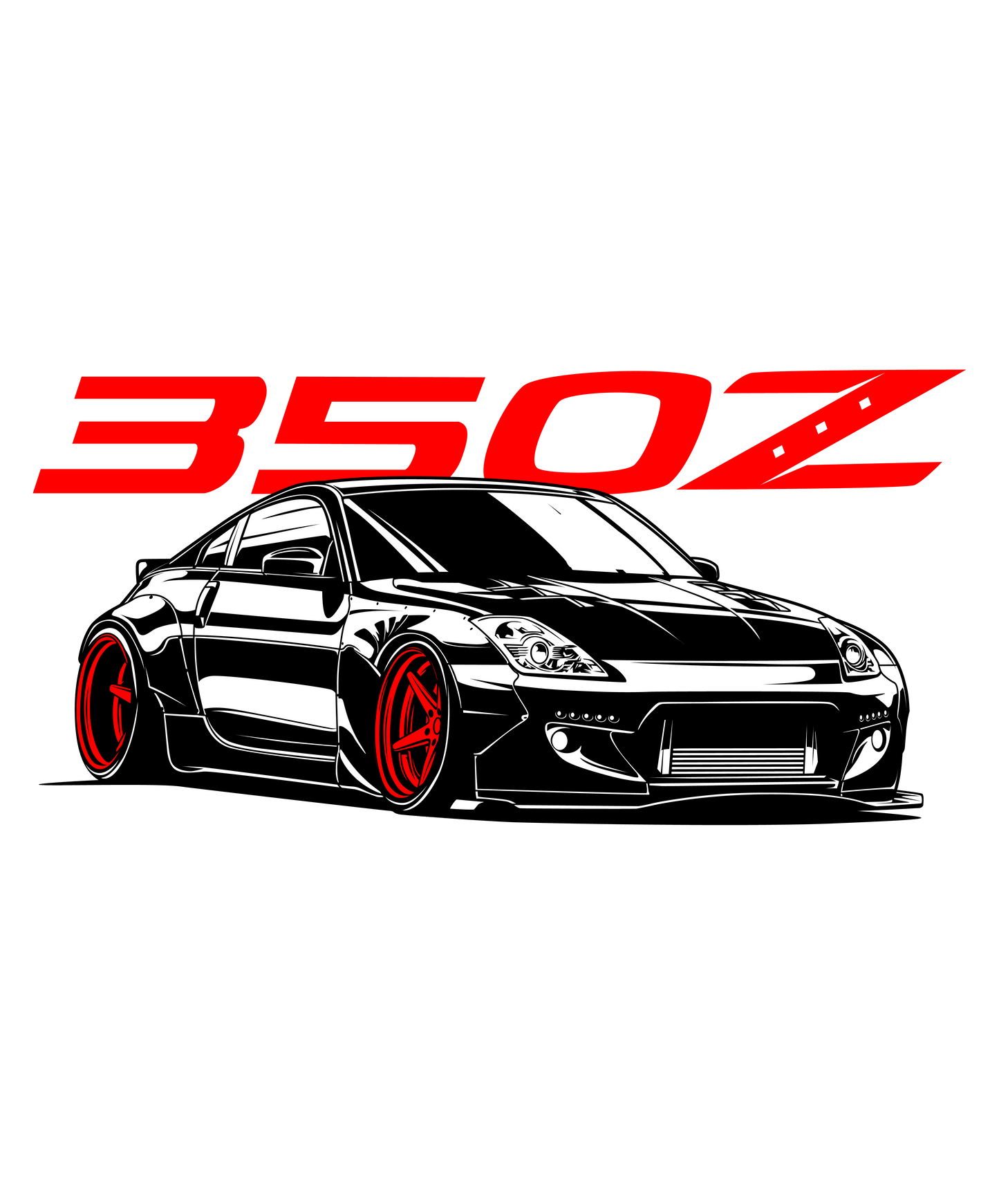 Nissan 350z DTF Transfer