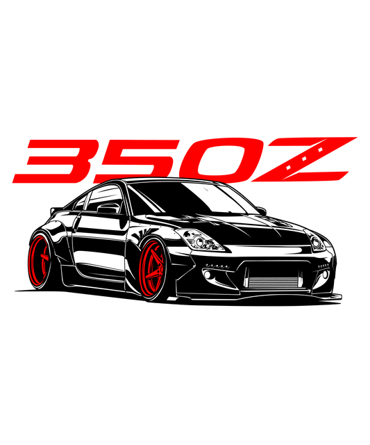Nissan 350z DTF Transfer