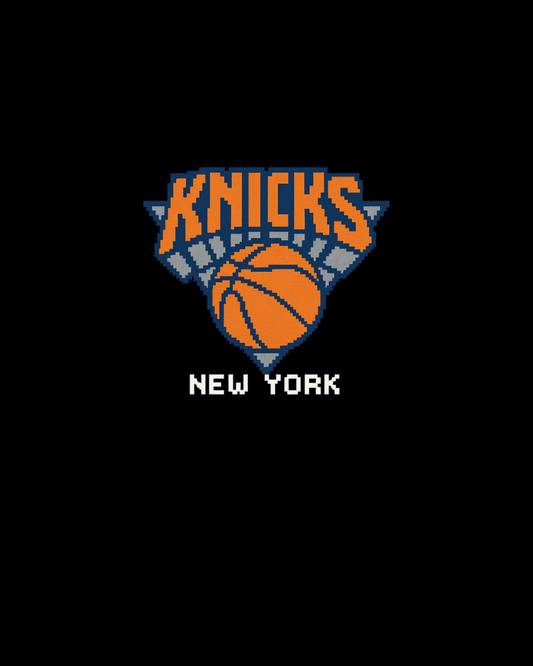 Knicks Vintage Retro 8-Bit DTF Transfer