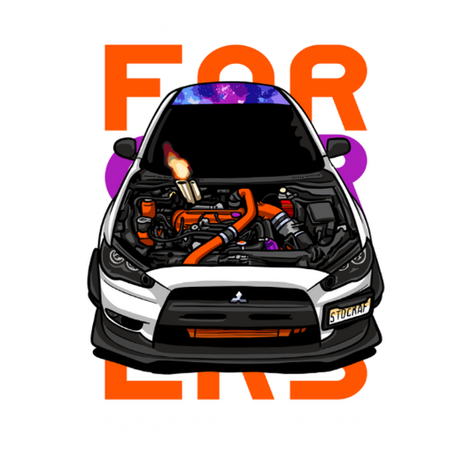 For Car Lovers Mitsubishi Evo DTF Transfer
