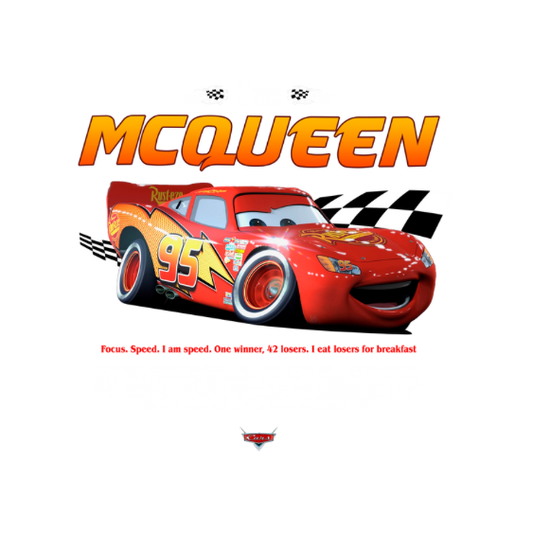 Lightning McQueen DTF Transfer