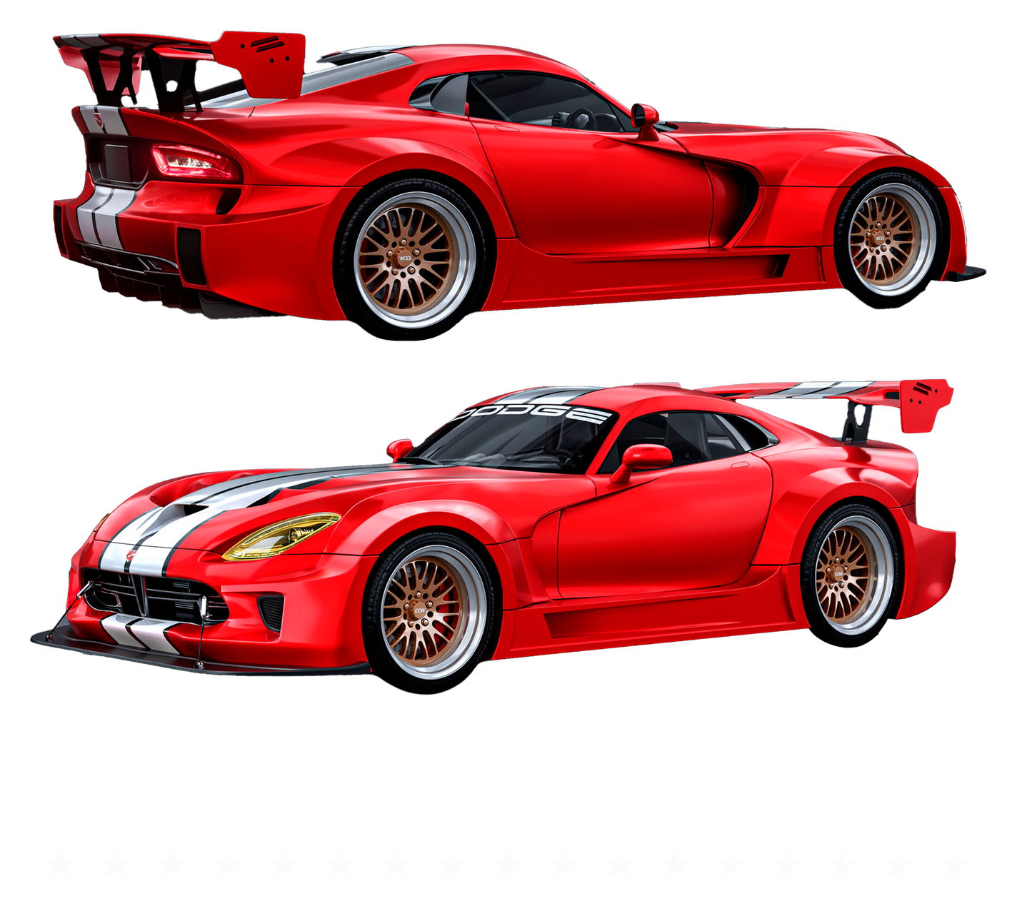 Dodge Viper ACR DTF Transfer