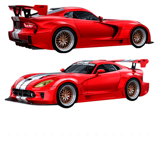 Dodge Viper ACR DTF Transfer