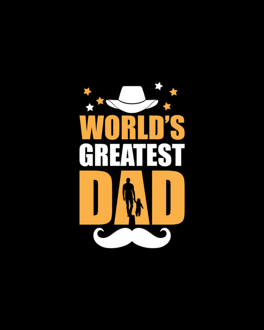 World’s Greatest Dad DTF Transfer
