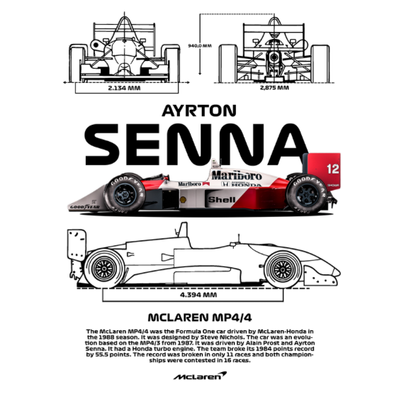 McLaren MP4 DTF Transfer