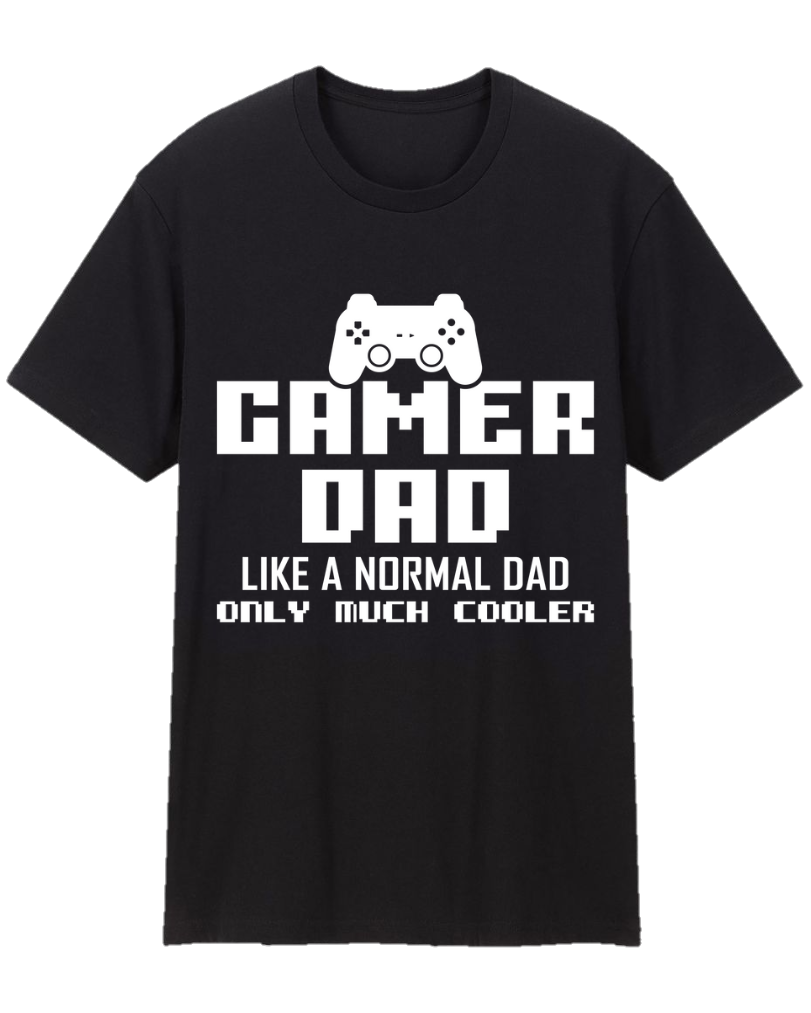 Gamer Dad Father Appreciation Tee Shirt