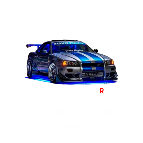 Nissan Skyline GTR R34 DTF Transfer