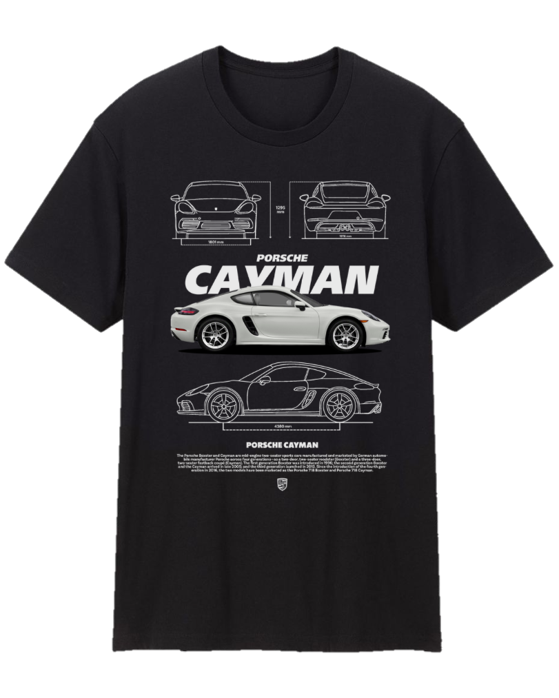 Porsche Cayman Tee Shirt