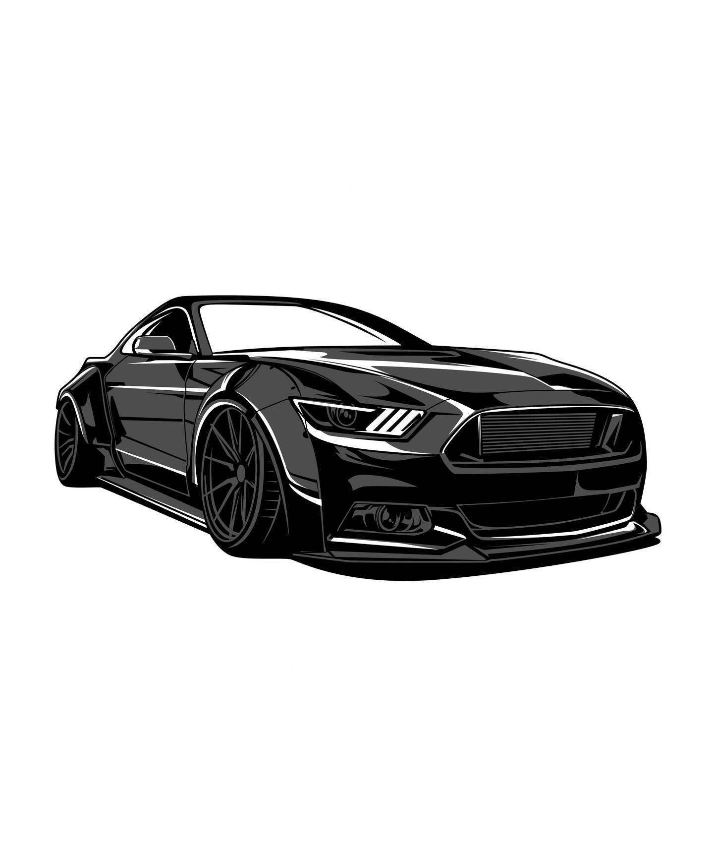 Ford Mustang DTF Transfer